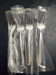 (4) New Dessert Forks 6 1/4 In. Knot (stainless, 18-8) By Farberware. Fixed Price $23.25.