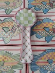 Mackenzie-childs X Katey Mcfarlan Ceramic Fluted Spoon Rest. Fixed Price $275.00.