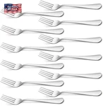 Briout Silverware, Dinner 8 Inches, Forks Set Of 12 Premium Food Grade Stai. Fixed Price $10.58.