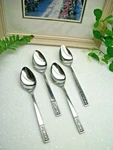 4 Interpur INR11 Stainless Steel Teaspoons. Fixed Price $13.98.