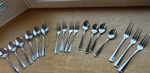 Michael Lloyd MLL12 17 Pc Spoons, Forks Stainless Steel Glossy Set Read. Fixed Price $29.99.