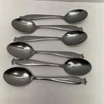 Empress Crown Set Of 6 Dinner Spoons EMS5 Stainless Flatware Vintage Mcm Japan. Fixed Price $45.97.