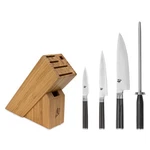 Shun Classic 5-PIECE Starter Knife Block Set With Slimline. Fixed Price $439.95.