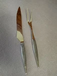 Arthur Salm ASF3 Dynasty Stainless Carving Knife & Fork Mid Century Japan Nice!. Fixed Price $24.88.