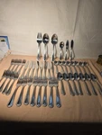 Oneida Countess (glossy) Stainless Steel 45PC. Flatware Set (service For Eight). Fixed Price $64.99.