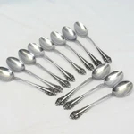 Orleans Silver ORL42 Teaspoons 6-1/4" Stainless Lot Of 11. Fixed Price $45.99.