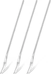 Set Of 3 Long Handle Fruit Forks, 8.7 Inch Round Solid Picks Silver. Fixed Price $10.07.