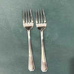 2 Winco Stainless Salad Forks Flatware Victoria Set Of. Fixed Price $6.15.