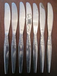 Set Of Dinner Knives! Vintage National Silver Stainless: NST87 Pattern!. Fixed Price $40.00.