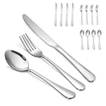 Silverware Set,stainless Steel Knives Spoon Forks Home, Kitchen And R.... Fixed Price $24.77.
