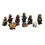 Kurt Adler Resin Nativity Bear, 4-INCH, Set Of 9. Fixed Price $52.82.