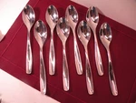 Of Gourmet Settings Vault Glossy Place Oval Soup Spoons 8". Fixed Price $31.24.
