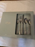 Lenox Portola 18/10 Stainless Steel Flatware 65 Pc. Service For 12 New. Fixed Price $170.00.