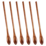 Thinp 6 Pcs Long Wooden Teaspoon, 8 Inch Teaspoons For Small, Natural. Fixed Price $10.38.