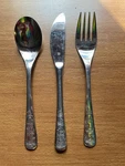 Set Of Children's Flatware Ducks Wmf Cromargan Spoon Knife Fork. Fixed Price $12.00.