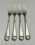 New Robert Welch Caesna Satin Dinner Table Fork 18/10 Stainless Steel 4 Pcs.. Fixed Price $44.99.