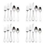 Reed & Barton Dalton 18/10 Stainless Steel 20PC Flatware Set (service For Four). Fixed Price $129.99.