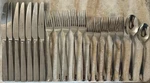 Lani Stainless By J Henckels Zwilling 19PC Set Center Ridge, Flat Tip. Fixed Price $55.24.