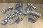 Oneida Community Stainless My Rose 39 Pieces Forks Knives Spoons .. B85-01. Fixed Price $48.99.