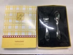 Yamazaki Tantalyn Infant Baby Two Piece Feeding Spoon And Fork Stainless Steel. Fixed Price $19.99.