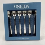 Oneida Nocha Everyday Flatware Iced Teaspoons Tall Drink Set Of 6. Fixed Price $13.99.