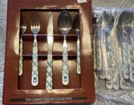 20 Pc Pfaltzgraff Perennials The Garden Trellis Stainless Flatware New Box. Fixed Price $48.88.