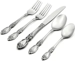 Oneida Wordsworth 45 Piece Silverware Set For 8 Elegant Stainless Steel Flatware. Fixed Price $126.90.