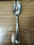 Wallace Lotus Stainless Steel Serving Pierced Spoon Brand New. Fixed Price $18.00.