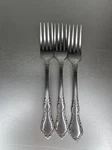 Oneida Ohs 260 3 Salad Forks 18/0 Stainless Flatware. Fixed Price $19.54.