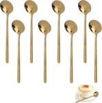 Gold Coffee Spoons 8PCS 5.25" - Tea Small. Fixed Price $14.24.