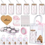 6 Sets Pink Bow Baby Shower Prizes For Girls Game Players Winners.... Fixed Price $98.28.