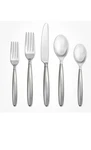 Skandia Hampton 288706 Forge Tidal Frosted 5PCFLATWARE Set Fw, Stainless Nice. Fixed Price $19.99.