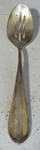 Fortessa Forge 18/10 Stainless Steel Flatware Slotted Spoon 9 3/4" Serving Used. Fixed Price $25.34.
