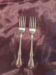 Oneida True Rose Stainless Steel Replacement 7" Dinner Set Of 2. Fixed Price $5.00.