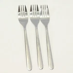 Ikea Fornuft Dinner Forks 7 5/8" Stainless Lot Of 3. Fixed Price $9.99.