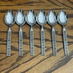 Vintage Orleans ORL16 Stainless Teaspoons Flatware Silverware. Fixed Price $19.99.