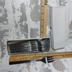 Sola Cora Lot Of 24 Small Forks Mcm Stainless Steel Flatware Holland Nos 6.5". Fixed Price $48.88.