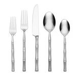 Hampton Forge Signature Bamboo 20 Flatware Piece, Silver. Fixed Price $91.71.