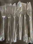 (lot Of 6) New Fortessa Royal Pacific Stainless Bamboo 18/10 Glossy Dinner Fork. Fixed Price $59.99.