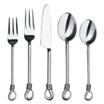Gourmet Settings 20-PIECE Silverware -twist Collection Polished Stain.... Fixed Price $209.66.