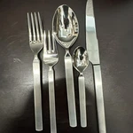 Alessi Dry Stainless 5PC Place Set Satin Handle European Brand New. Fixed Price $84.00.