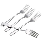 Asking 12-PIECE Stainless Steel Dessert Forks, Silverware Set. Fixed Price $21.93.