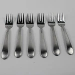 Lot Of Wallace Silver WAS167 (stainless) Flatware Salad Forks 7.25" Long. Fixed Price $25.99.