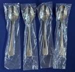 Splendide Cirrus Teaspoons 6 7/8" 18/0 Stainless Steel Flatware Set Of 4 New. Fixed Price $39.95.