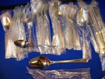 New Vtg Set 50 NST88 National Stainless Silverware Spoon/fork/knife Nos Oneida. Fixed Price $50.00.