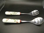 Better Homes Gardens Mistletoe Serving Fork Spoon Christmas Winter Forest 10.5. Fixed Price $29.99.
