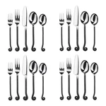 Gourmet Settings (gs) Treble Clef Stainless 20PC Flatware (service For Four). Fixed Price $124.94.