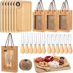 6 Set Bridal Shower Favors Bamboo Cheese Board Charcuterie Gift Wit.... Fixed Price $50.72.