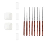 French Home 4 Pairs Pakkawood Chopsticks, Ceramic Rests & 2 Sushi Bowls New. Fixed Price $63.90.