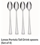 Brand New! Lenox Stainless Flatware Portola - Cocktail Spoons Set Of Four. Fixed Price $19.99.